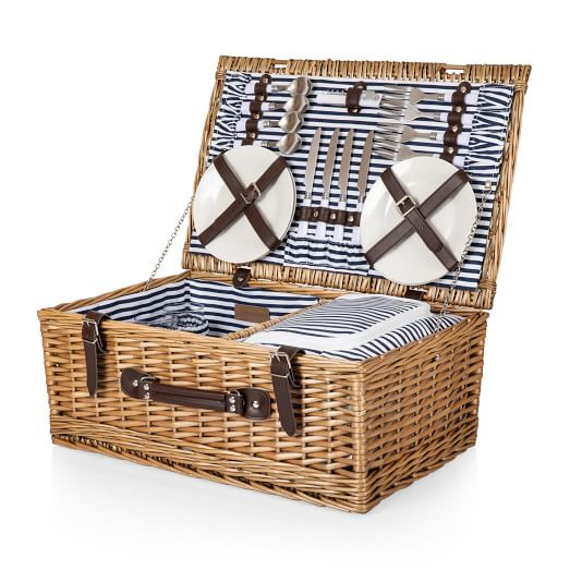 Party Pack Picnic Basket (22 Piece Set) | West Elm (US)