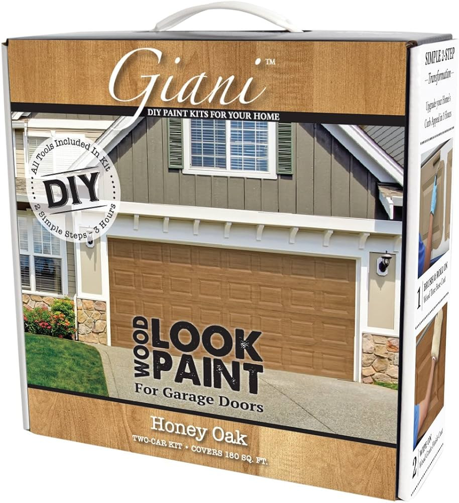 Giani Wood Look Paint Kit for Garage Doors (Honey Oak) | Amazon (US)