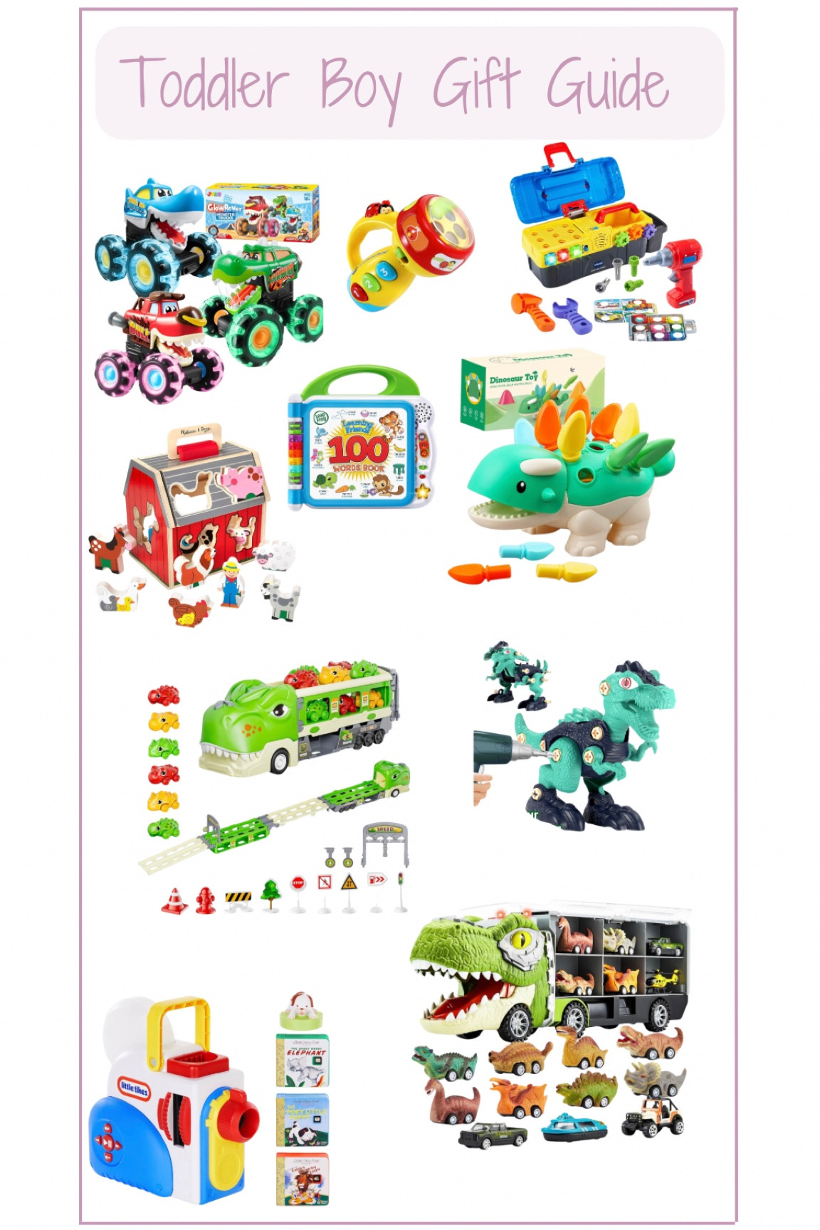 Gifts for boys 1-3 years old. 

#LTKHoliday #LTKKids #LTKGiftGuide