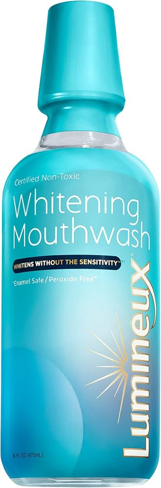 Lumineux Teeth Whitening Mouthwash 16 Oz. - Peroxide Free - Enamel Safe - Whitening Without The S... | Amazon (US)