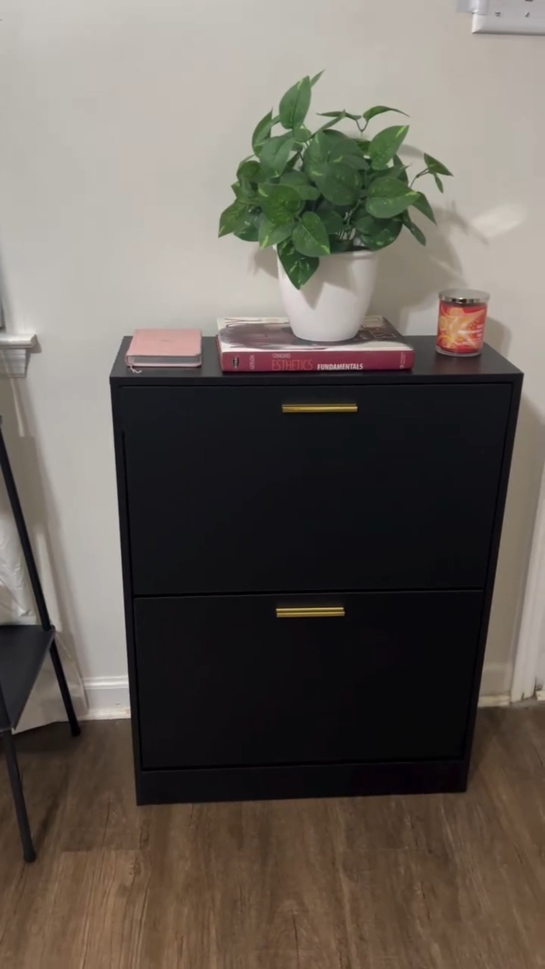 I got tired of looking at my shoes on this old bookshelf so I ordered this shoe cabinet on Amazon!

It’s the perfect entryway piece & my shoes are hidden away & not constantly on display! I love it 💕 

#amazonfinds #amazonfurniture #shoeshelf #shoestorage #shoecabinet #apartmentdecor #affordableapartments
