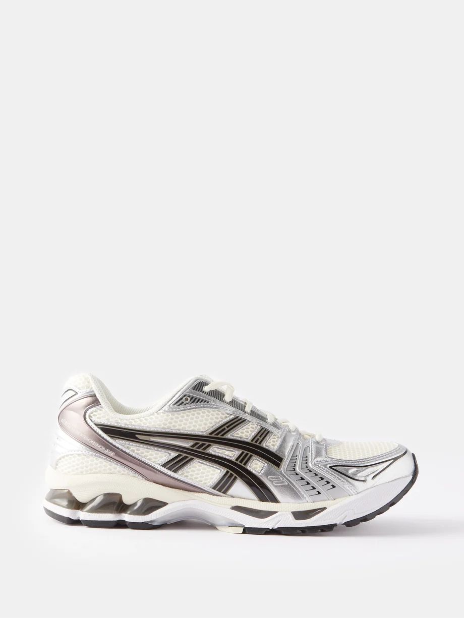 ASICSGEL-Kayano 14 faux-leather and mesh trainers | Matches (US)