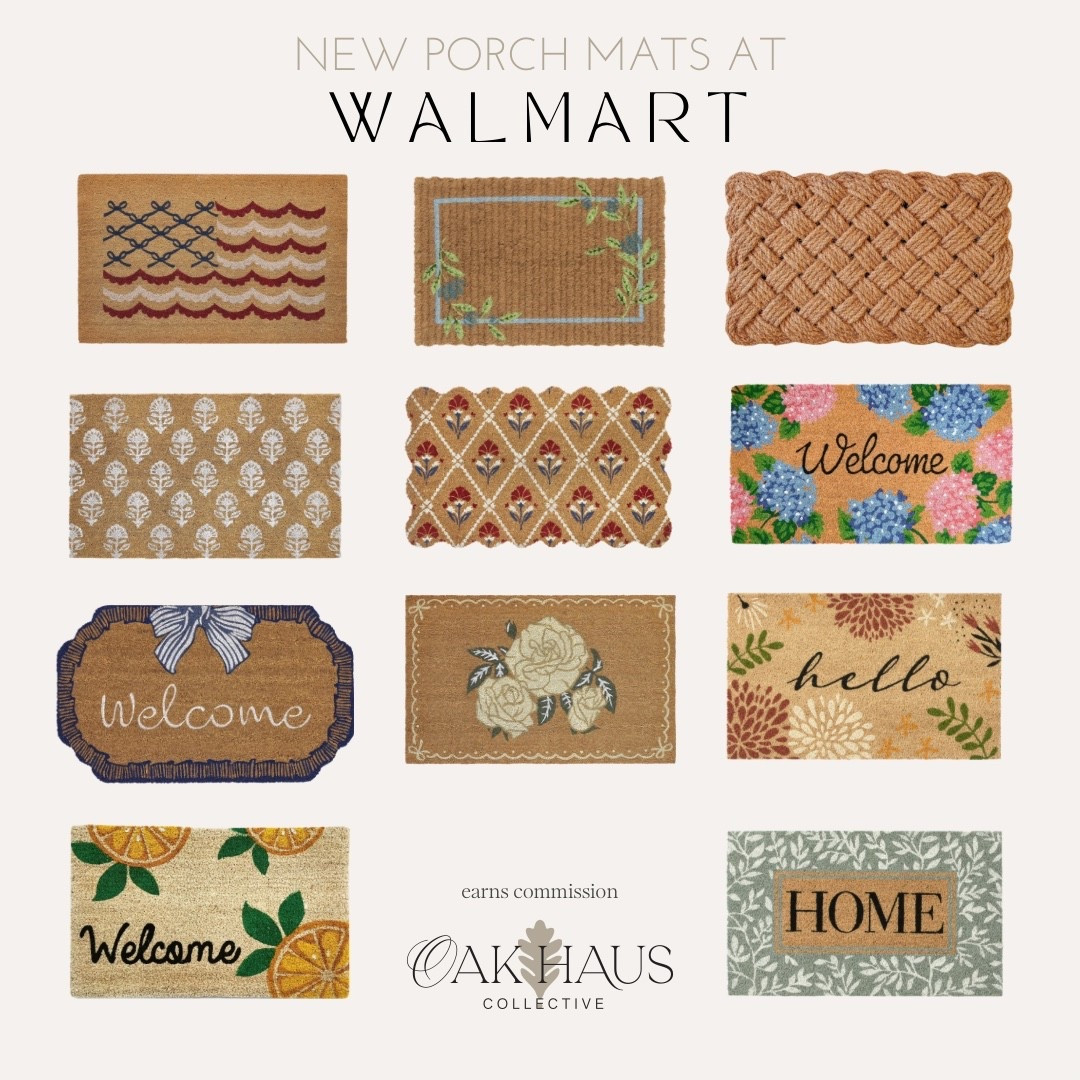 New porch mats from Walmart! Perfect for spring or summer porch!

Porch mats, welcome mat, outdoor mat, layered mat, coir mat, spring porch, summer porch 

#LTKmomlife #LTKHome