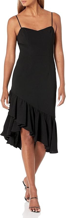 Dress the Population Women's Cantrelle Bodycon Ruffle Hem Dress       Send to LogieInstantly adds... | Amazon (US)