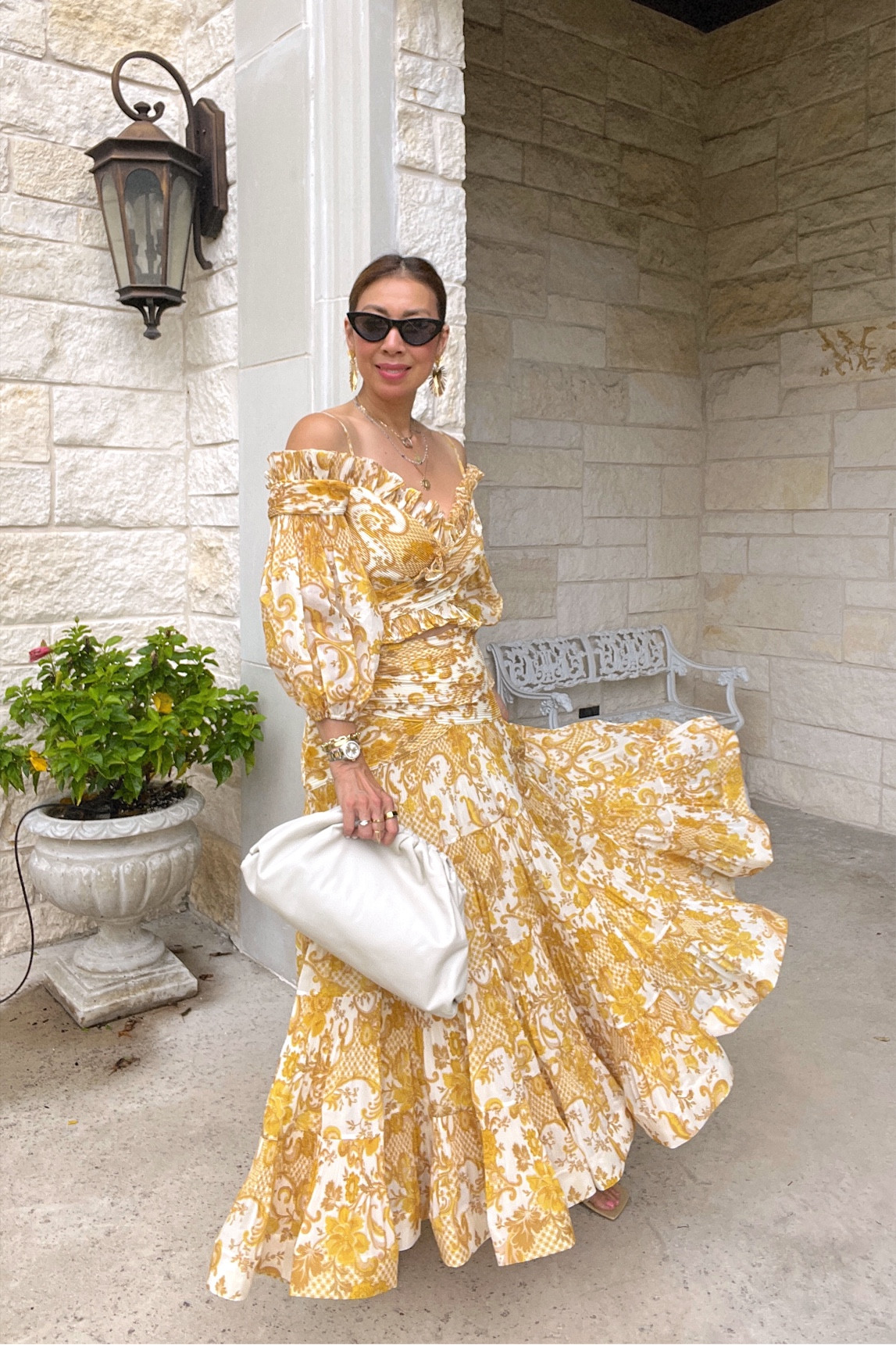 Off the shoulder top & maxi skirt set 💛 (size 1) perfect for any celebration or special occasion 

#LTKSeasonal #LTKsalealert #LTKwedding