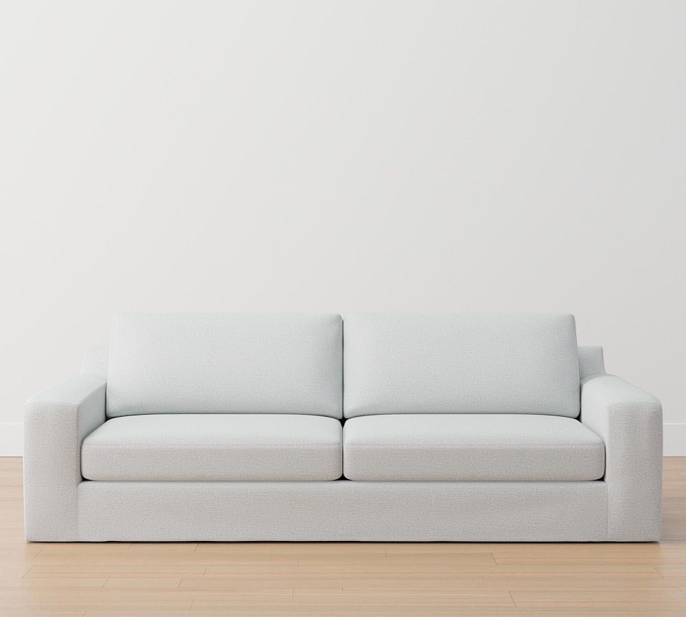 Big Sur Square Arm Slipcovered Sofa | Pottery Barn (US)