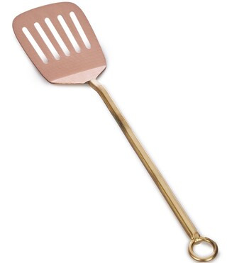 Stainless Steel Hammered Copper & Forged Gold Slotted Spatula | Dillard's