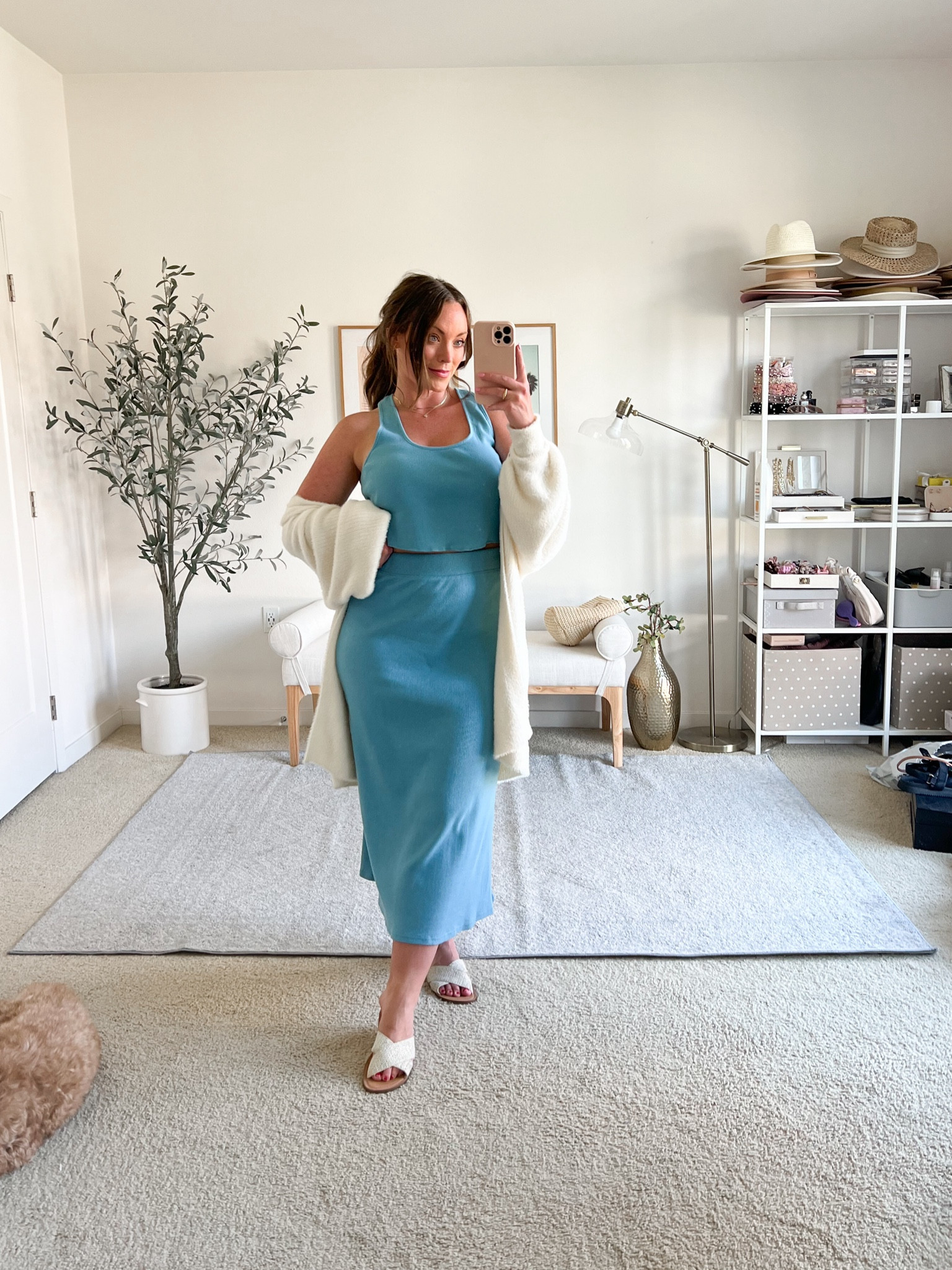 Love a good two piece skirt set because you style and wear so many different ways! 
Wearing a size medium in this set, set comes in a lot of different colors!

#LTKSeasonal #LTKfindsunder100 #LTKmidsize