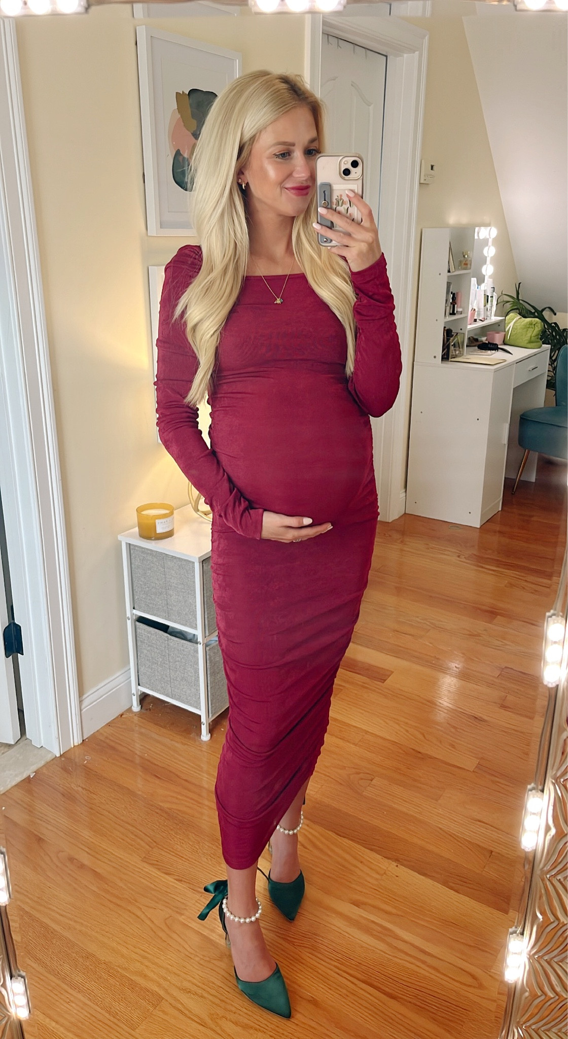 Wedding Guest Dress for fall: bump friendly but non maternity 

#LTKbump #LTKunder50 #LTKwedding