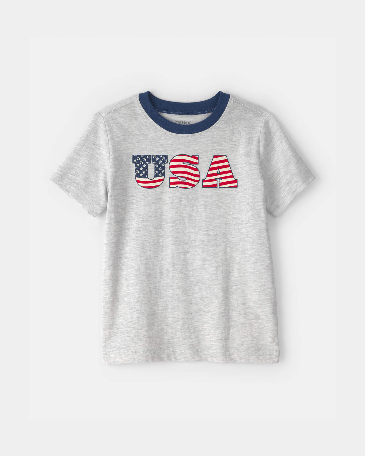 Toddler Fourth Of July USA Graphic Tee - Grey | Carter's Inc