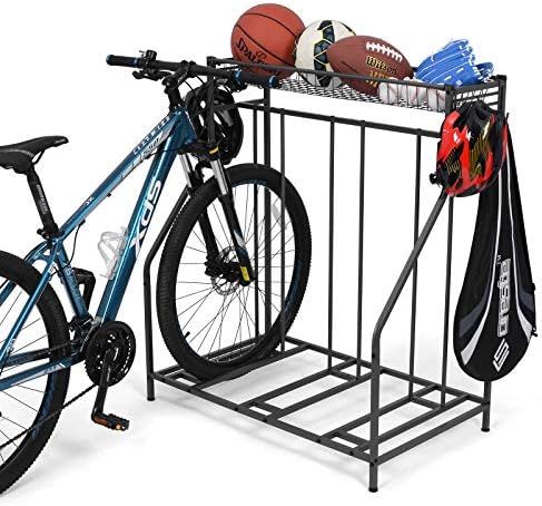 Ikkle Bike Stand Rack, 3 Bicycle Floor Parking Stand, Bike Rack for Garage Storage,3 Widths Adjus... | Amazon (US)