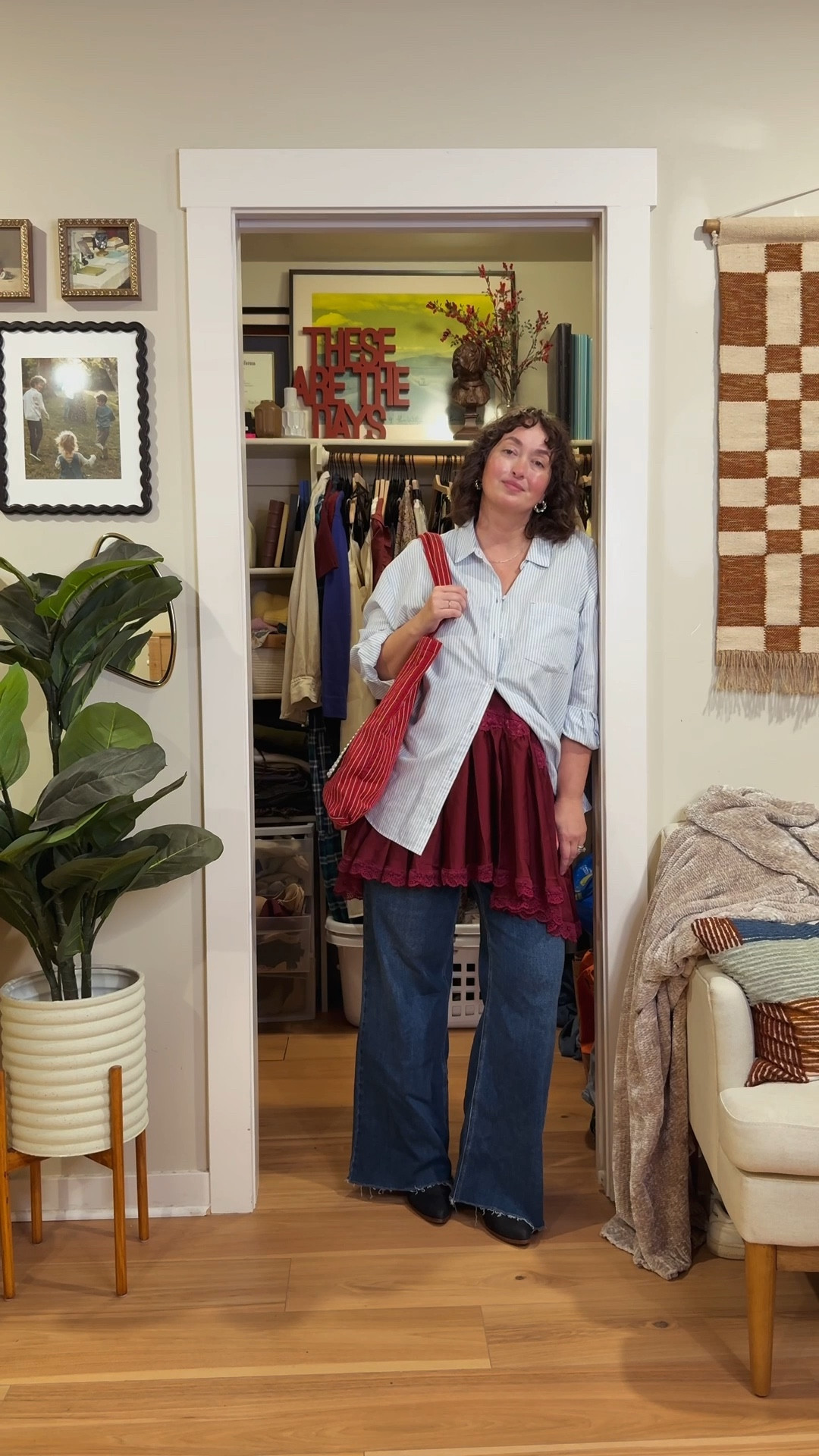 Jeans link here: https://go.shopmy.us/p-29929389 

Size L in mini slip dress, size L in barn coat, size 14 in jeans, size XL in button down, size XL in blazer

Midsize outfit ideas autumn outfit fall outfit midsize fashion dress over pants outfit slip dress outfit lace dress outfit blazer out barn jacket outfit oversize button down outfit

#LTKSeasonal #LTKMidsize #LTKOver40