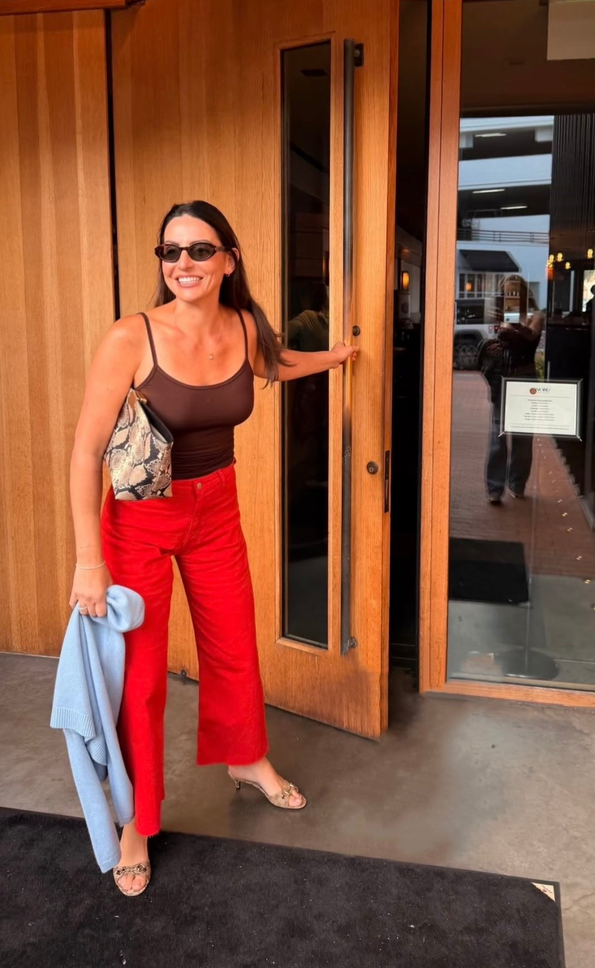 Size small tank belen15
Size 26 denim 
Heels run TTS

#LTKSeasonal #LTKOver40 #LTKgrwm