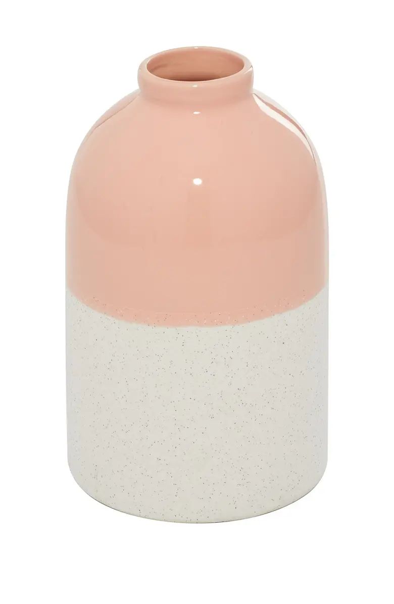 GINGER BIRCH STUDIO Ceramic Vase with Pink Top | Nordstromrack | Nordstrom Rack