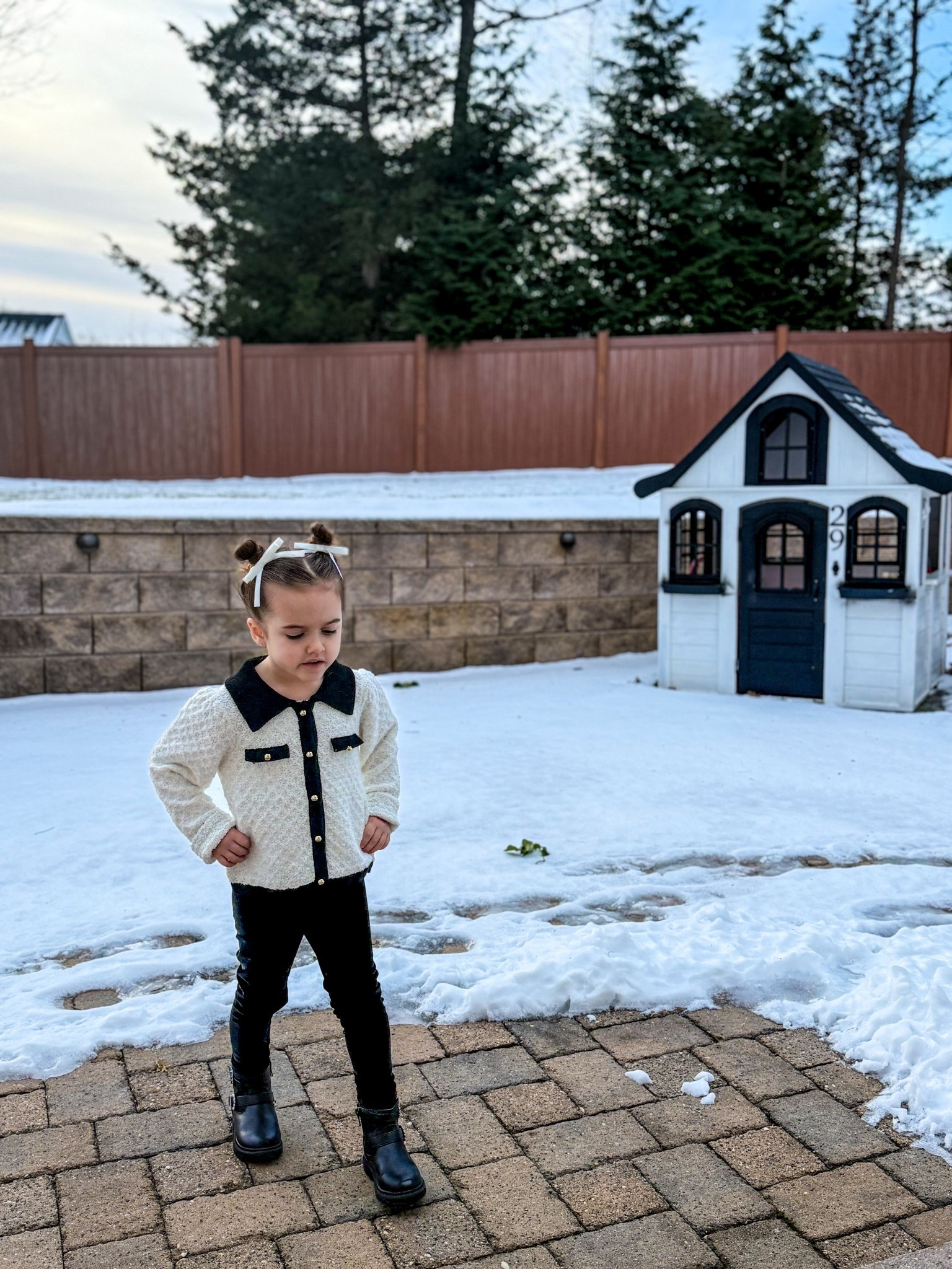 Her sweater was sold out but it’s back in stock and on sale run!!! Janie and jack. Trendy kids clothes. School looks. Winter looks. Black and white. Kids clothes. Girls clothes. Janie and jack kids. Janie and jack girls 

#LTKKids #LTKSaleAlert #LTKdayinmylife