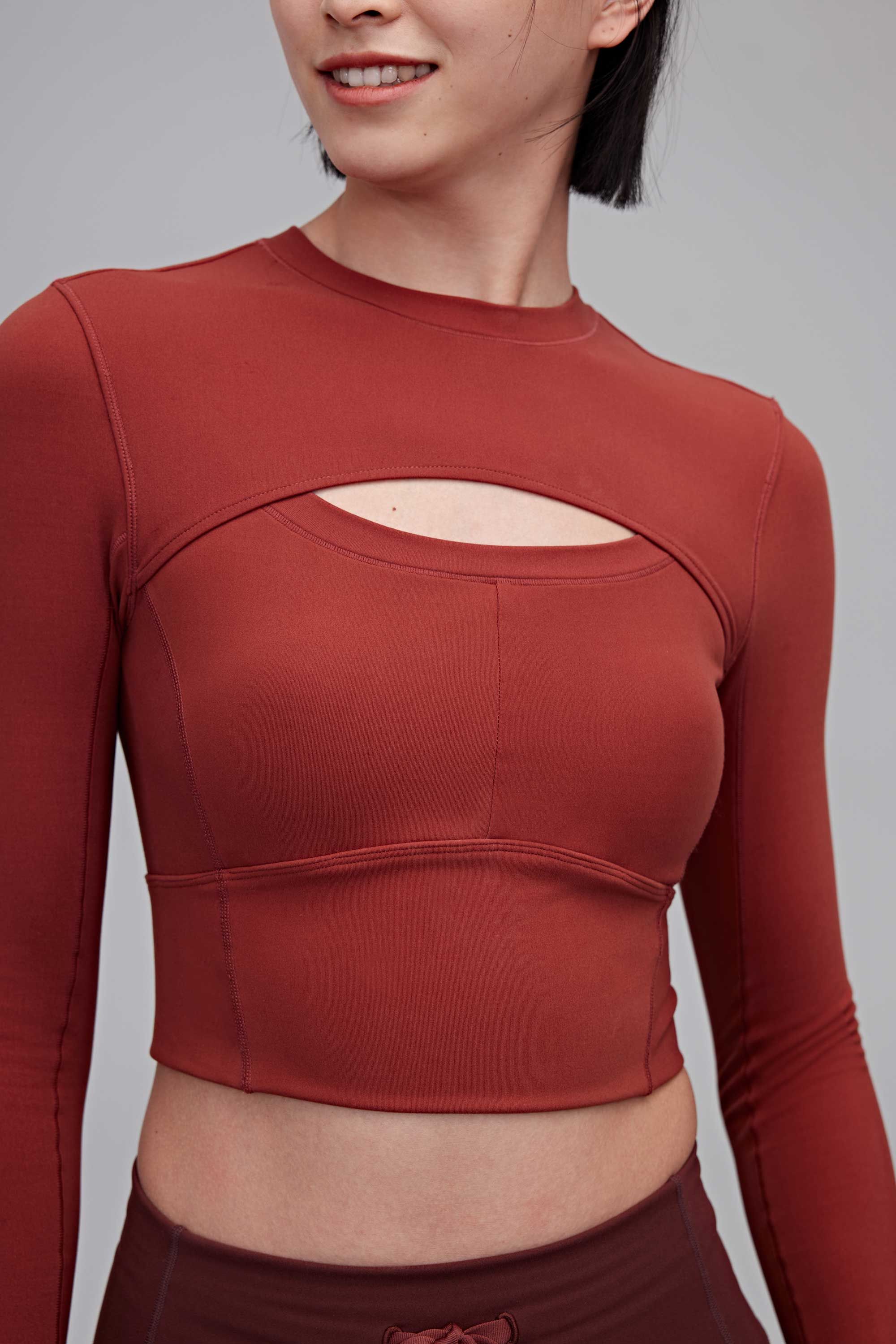 Mousse Cut-out Padded Crop Top | NEIWAI
