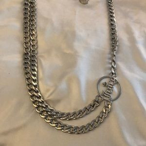 Juicy Couture Silver Tone Chain Belt With Chain & Logo Accent Size S/M NWT | Poshmark