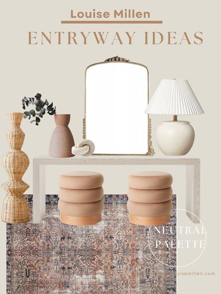 Entryway decor ideas - neutral palette. #entryway #livingroom 

#LTKhome #LTKunder100 #LTKstyletip