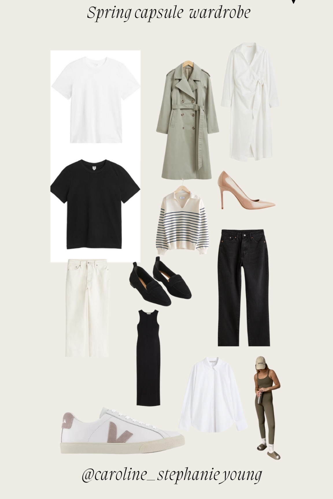 Spring capsule wardrobe 

#LTKunder100 #LTKSeasonal #LTKworkwear
