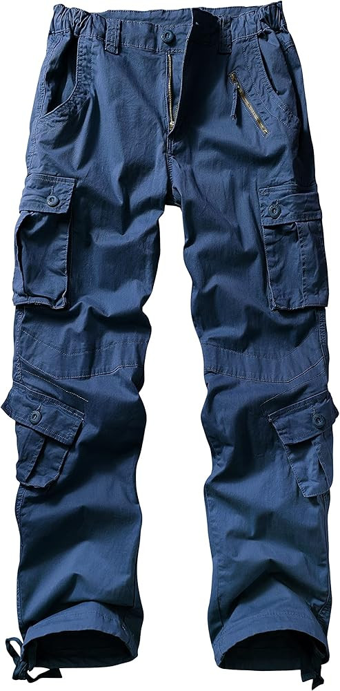 TRGPSG Women's Casual Combat Cargo Pants, Cotton Outdoor Camouflage Military Multi Pockets Work P... | Amazon (US)