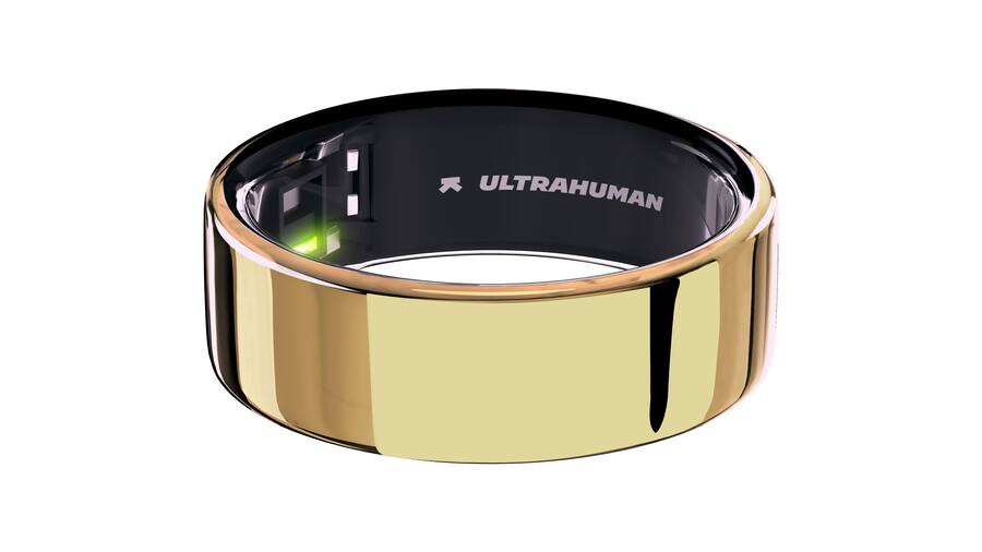 Ultrahuman - Ring AIR - Smart Ring - Size Before You Buy - Size 8 - Bionic Gold - (2023) | Best Buy U.S.