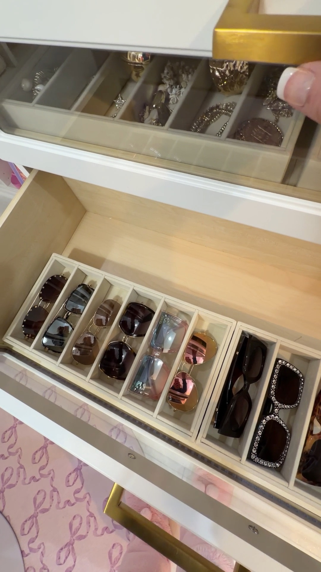 These trays! Linked closet organizers 

#LTKdayinmylife #LTKgrwm #LTKFindsUnder50