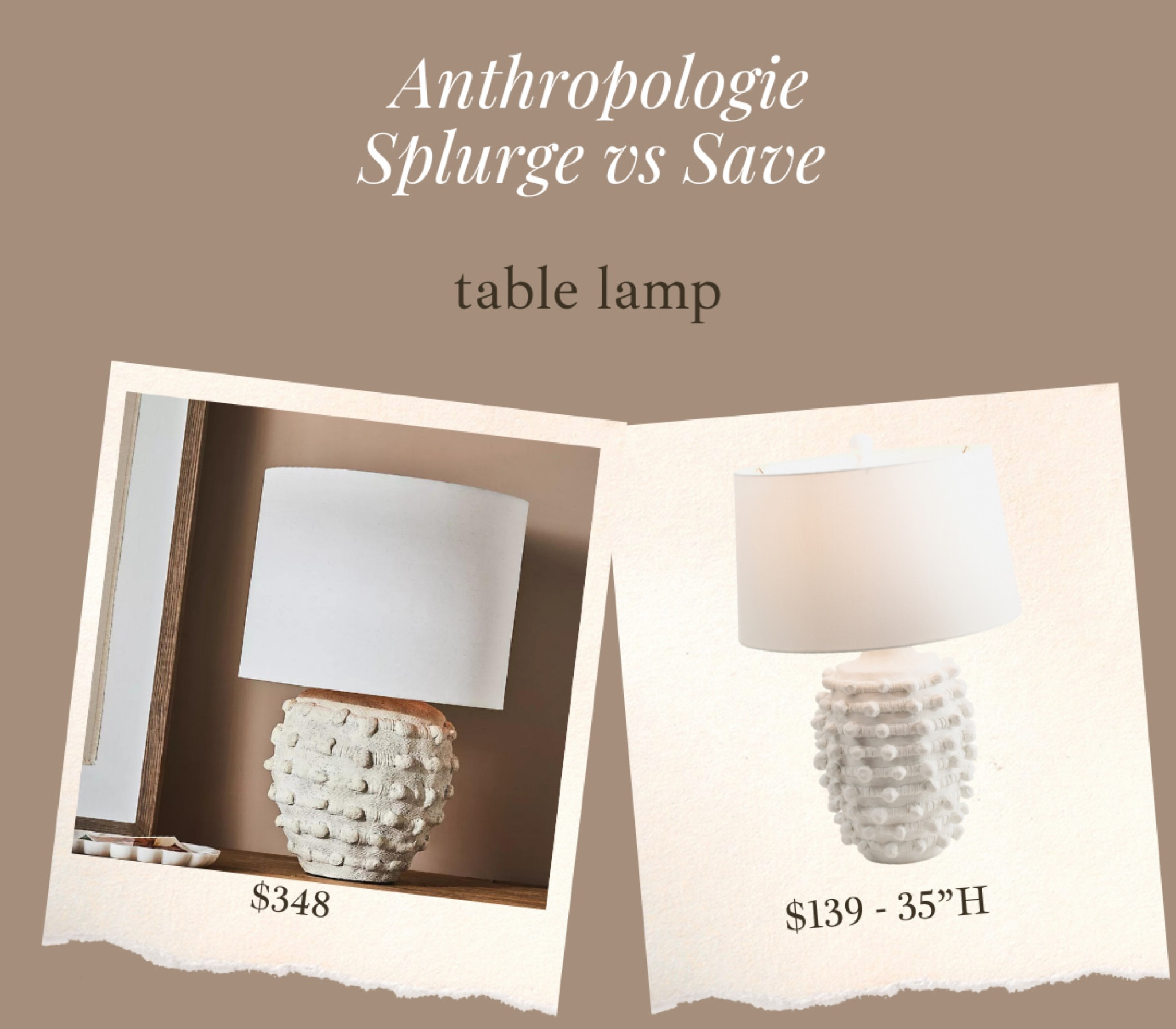 The Anthropologie minka lamp lookalike is back in stock!!! This is only the second time it has been available online! It sold out so quickly when it was launched! 🚨🚨