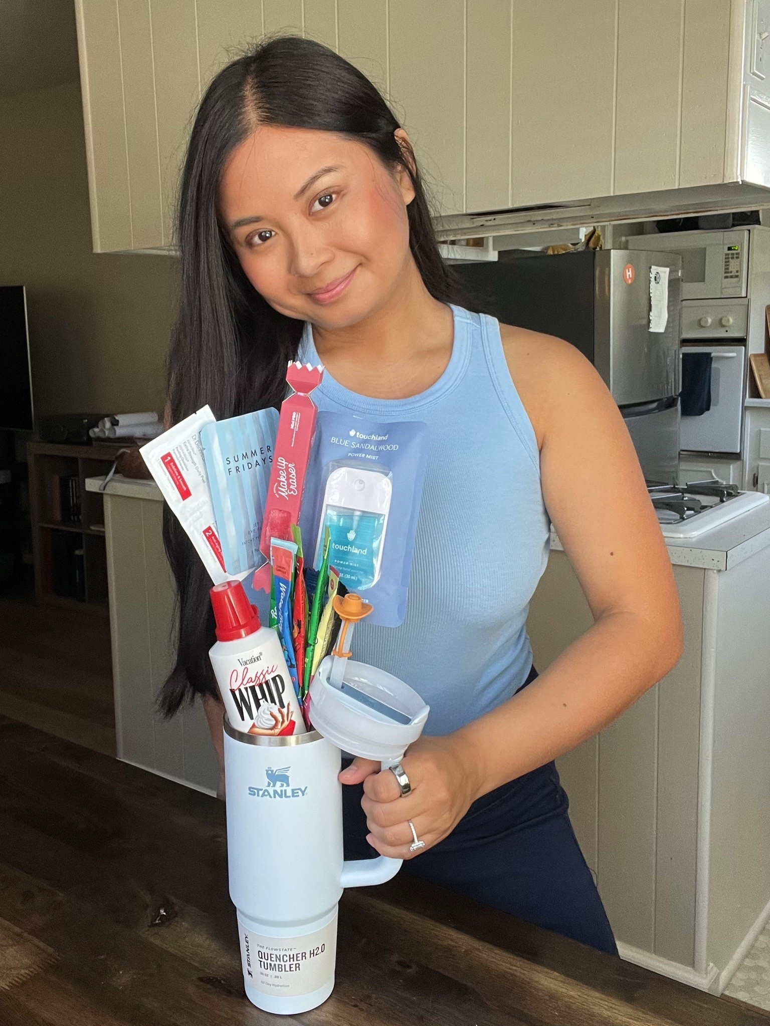 Stuffed Stanley Gift Idea, Stanley gift basket, personalized Stanley gift cup, unique gift ideas, holidays gift ideas, Stanley tumbler gift idea 

#LTKGiftGuide #LTKHoliday #LTKBeauty