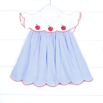 Apple Scallop Bodice Dress | Classic Whimsy