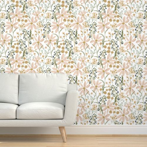 Daisy Dreams-Jumbo | Spoonflower
