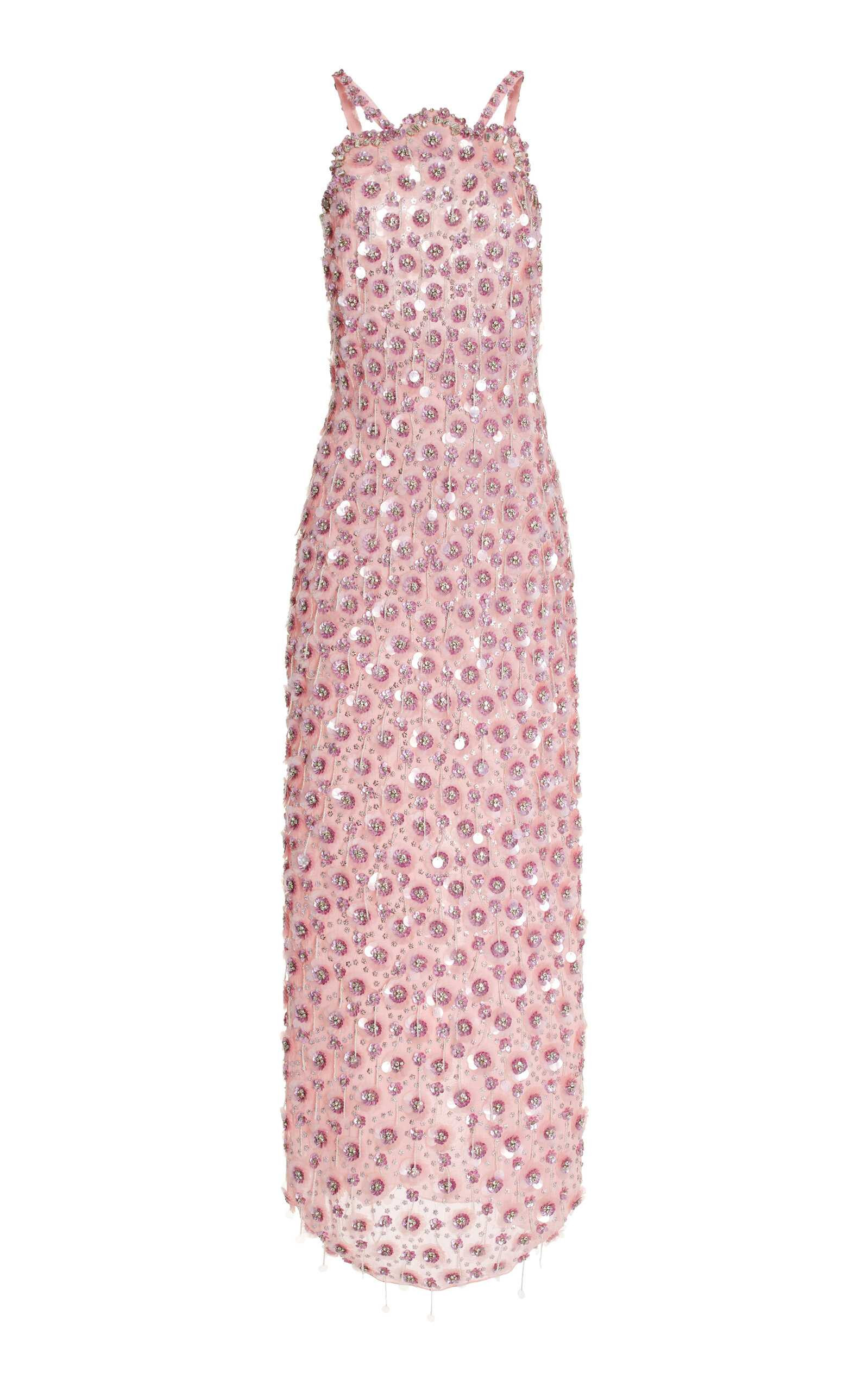 Embellished Silk Georgette Maxi Dress | Moda Operandi (Global)