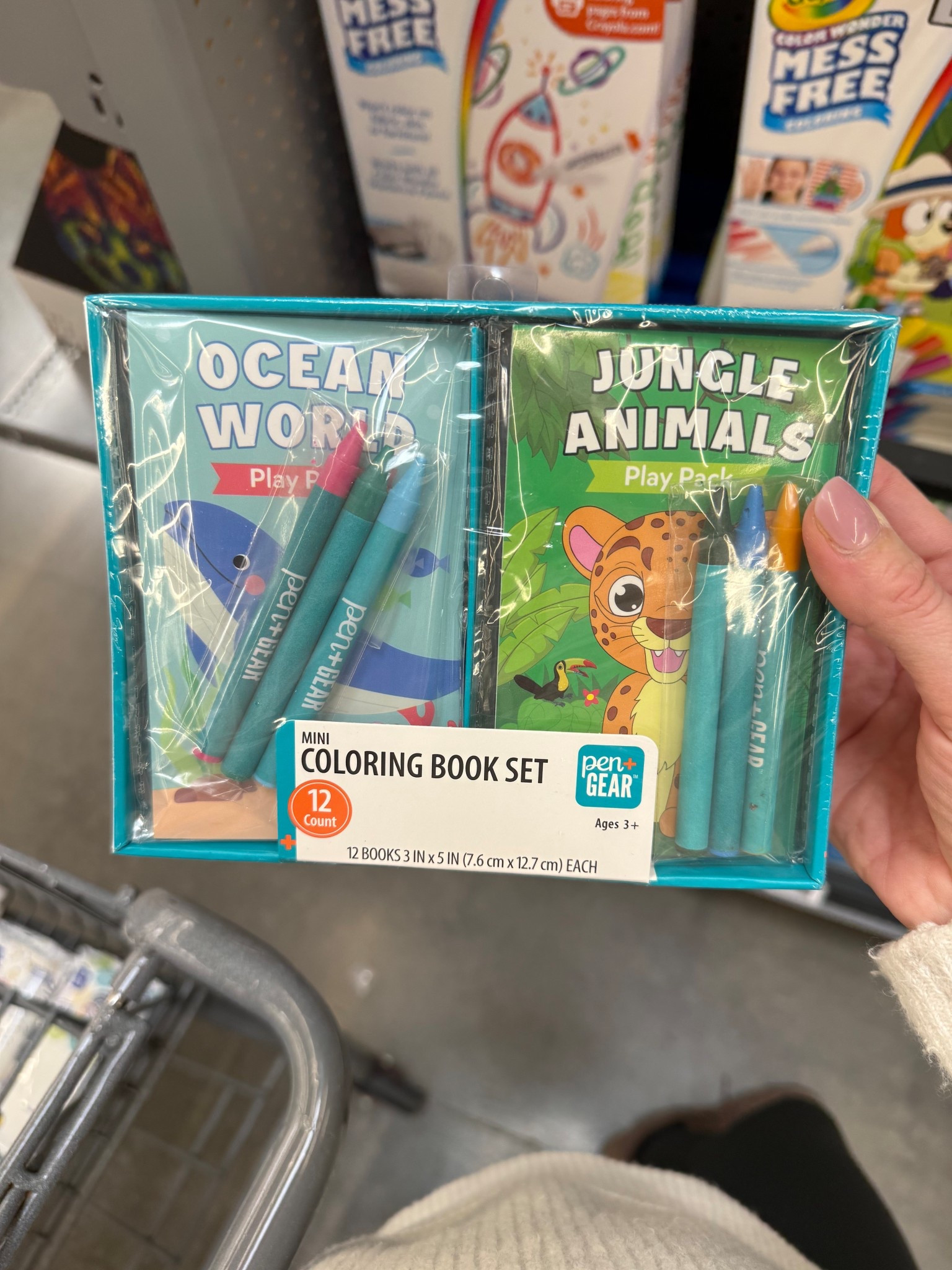 Just picked these up during our trip! We try to get a couple activities for the hotel/rental after we arrive and I thought this pack was so cute. 

Each of the 12 mini coloring books includes six coloring pages, a sticker sheet, and a set of three crayons, providing a comprehensive creative activity.
They would be PERFECT Valentine’s for a classroom! 

#LTKTravel #LTKValentine #LTKKids