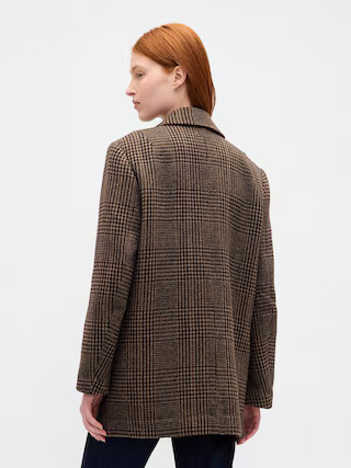 Oversized Wool-Blend Blazer | Gap (US)