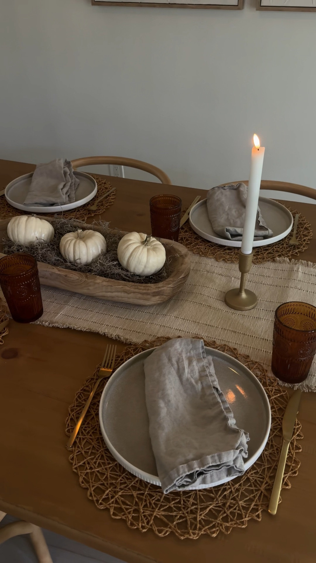 Super easy fall centerpiece idea for your dining table!

#LTKSeasonal #LTKHome #LTKFindsUnder100