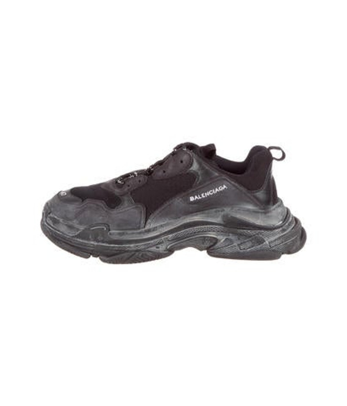 Balenciaga Triple S Trainer Sneakers black Balenciaga Triple S Trainer Sneakers | The RealReal