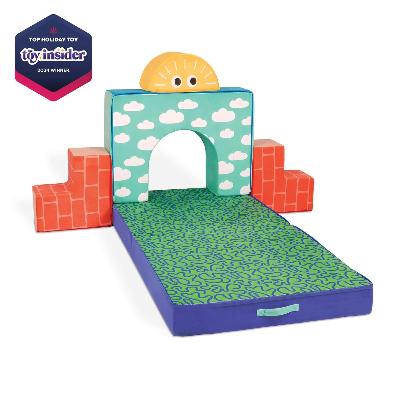 Battat Cloud Castle Foam Fort Building Set with 5 Multicolor Play Shapes, Toddler and Preschool T... | Walmart (US)