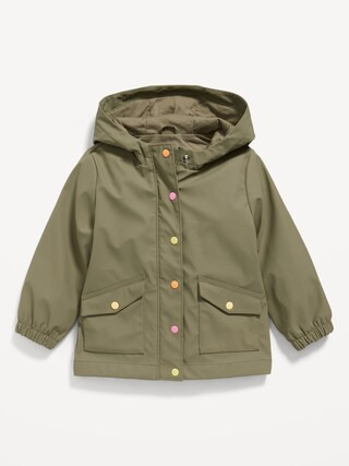 Water-Resistant Hooded Jacket for Toddler Girls | Old Navy (US)