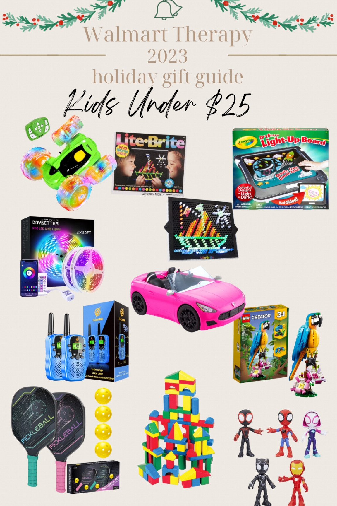 Walmart kids gift guide, under $25




#LTKHoliday #LTKCyberWeek #LTKGiftGuide