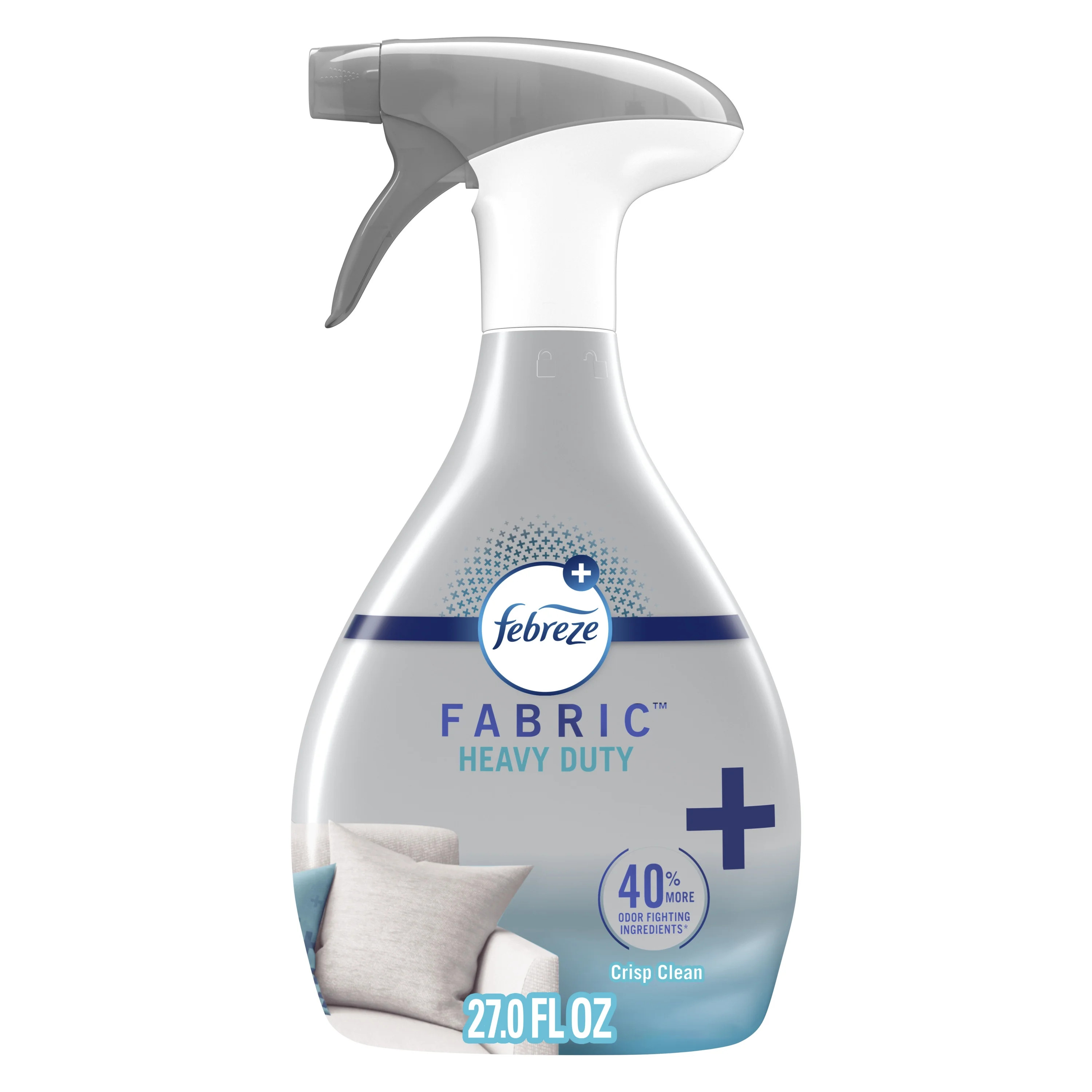 Febreze Fabric Spray Air Freshener, Odor-Fighting, Heavy Duty Crisp Clean, 27 oz | Walmart (US)