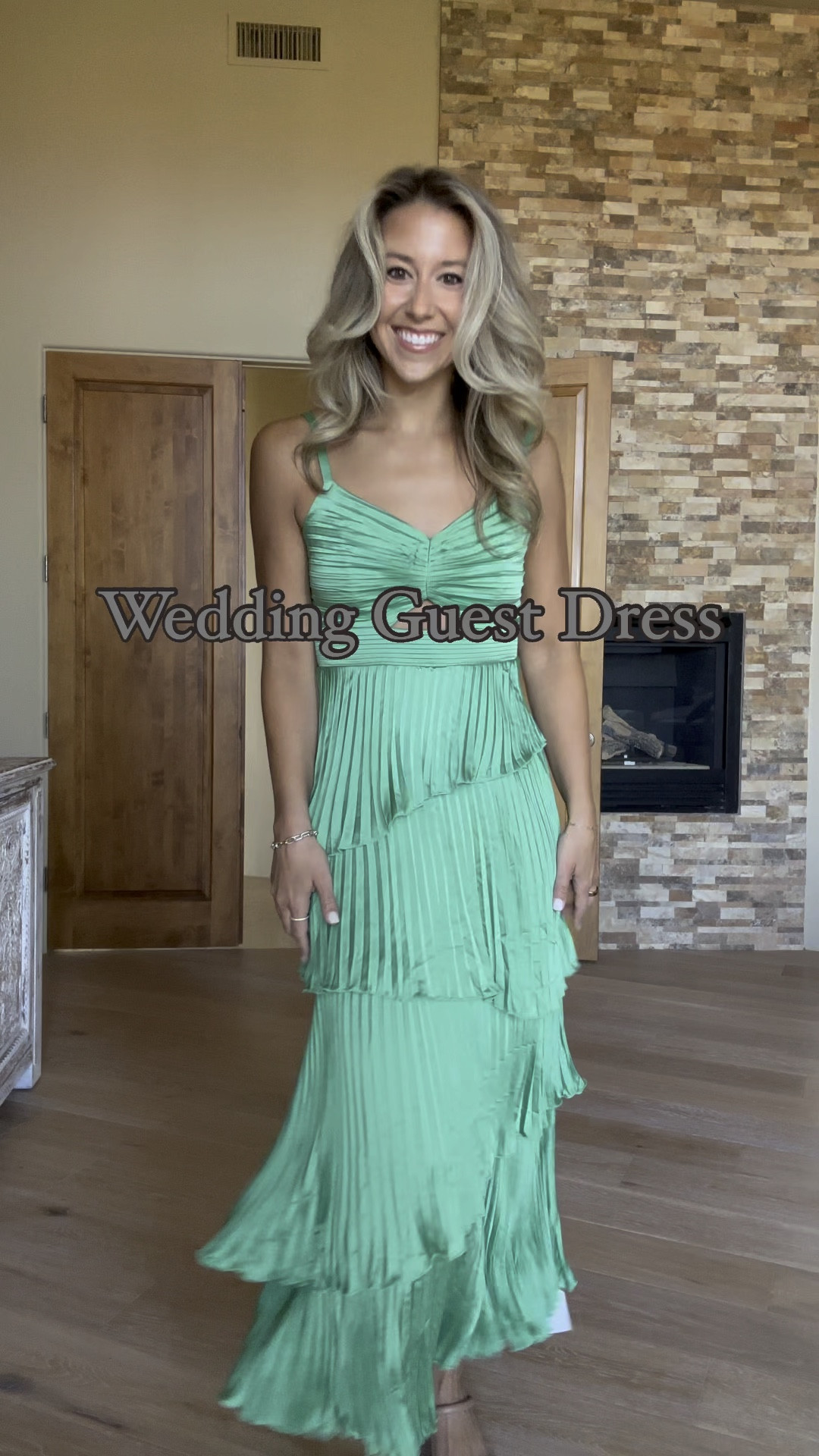Obsessed with this green dress!! Such a great wedding guest dress or for a fun summer event!! Abercrombie dress for the win! 

#LTKWedding #LTKStyleTip