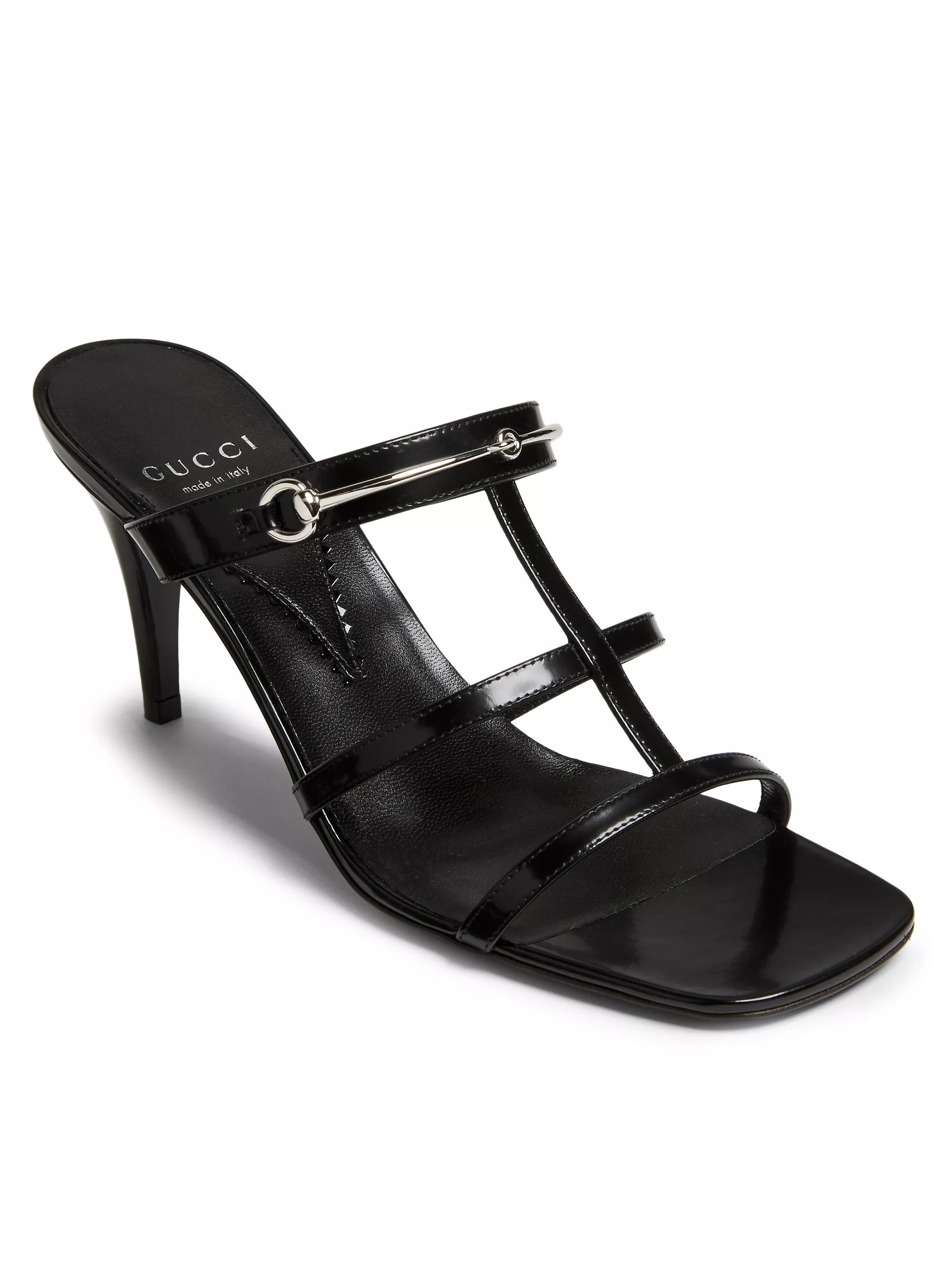 82MM Caged Leather Sandals | Saks Fifth Avenue