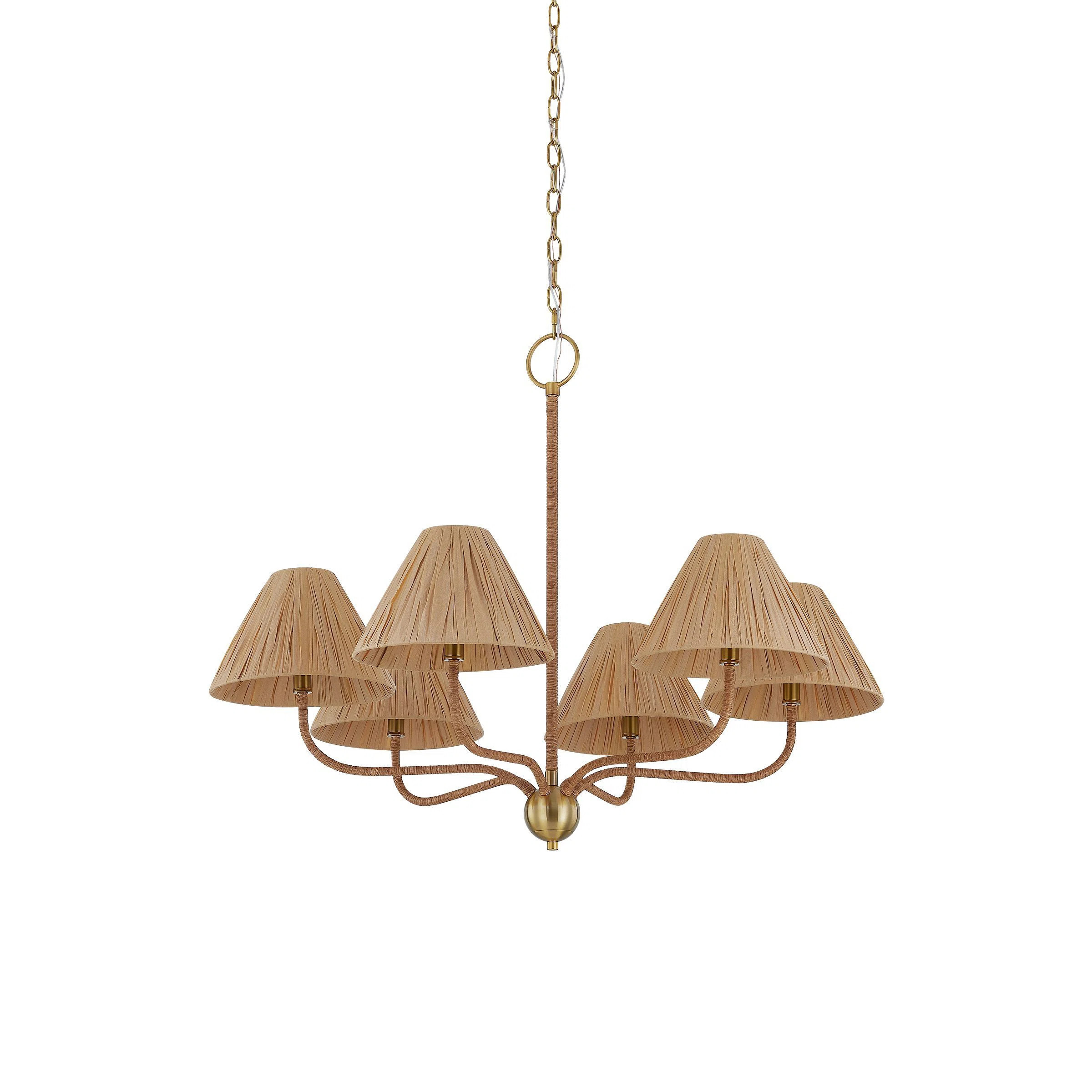 Rosalie 6-Light Chandelier, Natural | Wayfair North America