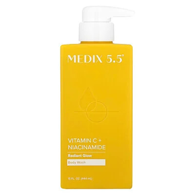 Medix 5.5, Body Wash, Radiant Glow, Vitamin C + Niacinamide, 15 fl oz (444 ml) | iHerb