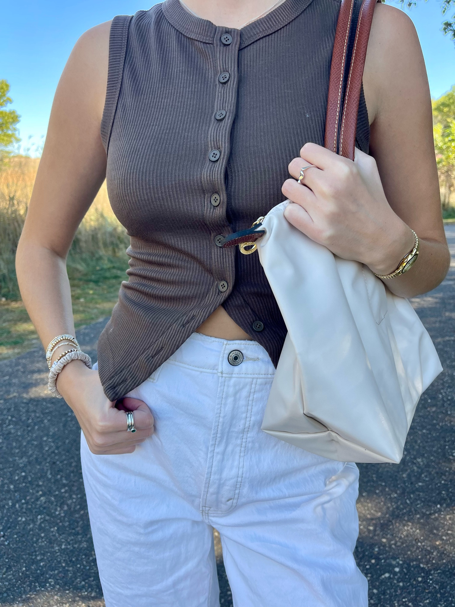 another fall transition outfits! I love implementing fall colors into pieces that are still for warmer weather 🤎

#LTKSeasonal #LTKStyleTip #LTKFindsUnder100