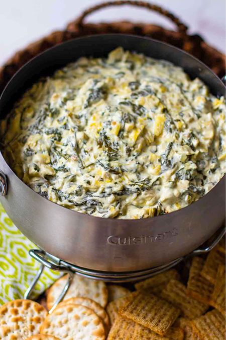 Perfect for hot dips, this electric fondue pot, makes entertaining easy! 🎉 
I use it for spinach artichoke dip served with my favorite crackers  

#LTKfindsunder100 #LTKhome