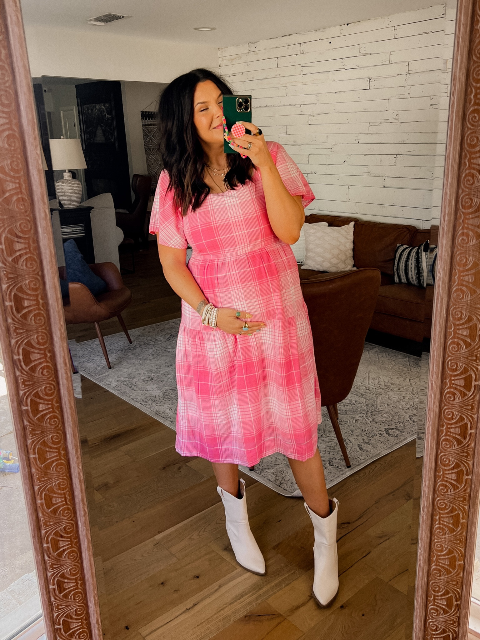 Walmart spring dress
Wearing a large


#LTKunder100 #LTKbaby #LTKstyletip