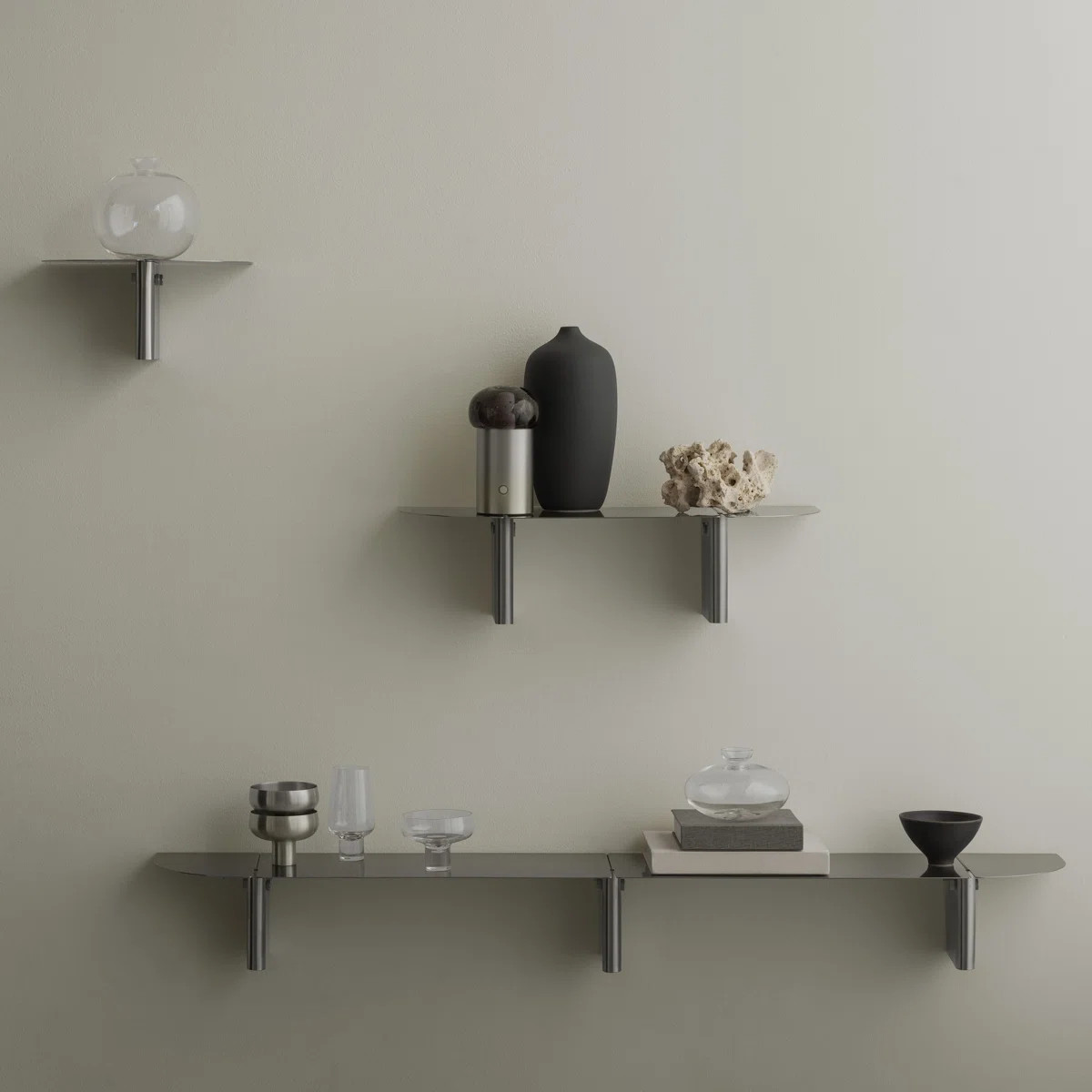 Oru Stainless Steel Floating Shelf | Wayfair North America