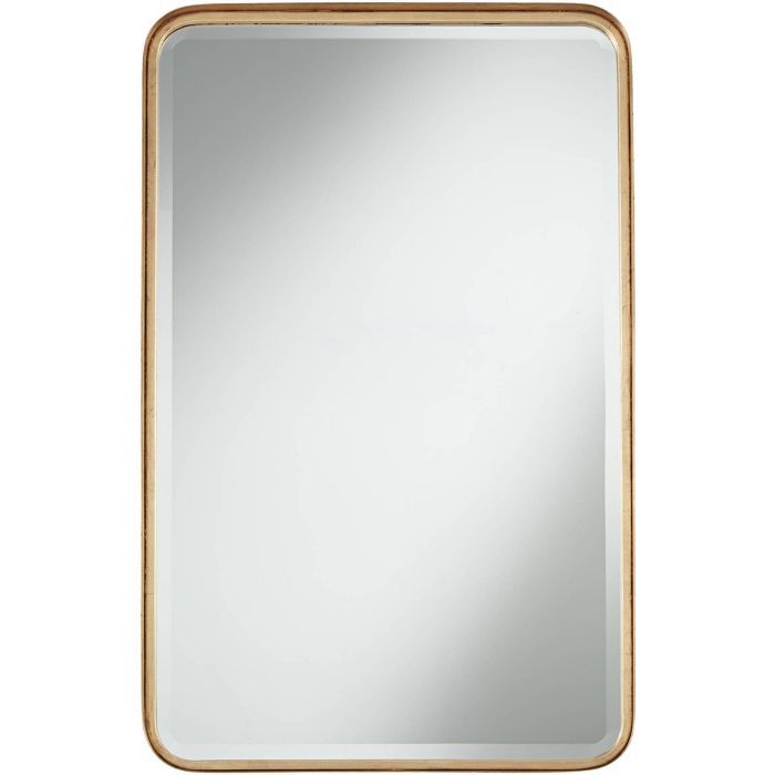 Uttermost Andi Gold 24" x 38 1/4" Rounded Edge Mirror | Target