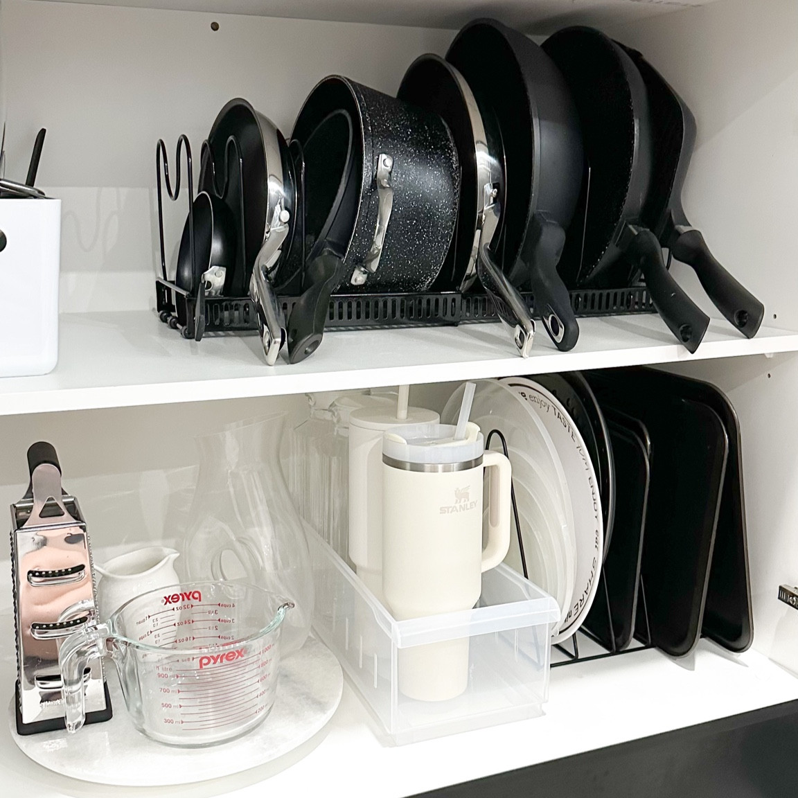 Products from my recent Kmart video 🫶

✨ Roller storage for jugs & water bottles
✨ Narrow tubs for pot lids
✨ Lazy susan for coffee cups & tumblers 

Kitchen hacks, kitchen storage, kitchen organization, budget friendly, storage, organizer, home

#LTKfindsunder50 #LTKhome #LTKfindsunder100