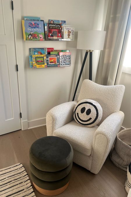 loves this little corner of my boys room! pillow is nicole miller from marshalls(recent)!! got him his big boy bed all set up can’t wait to show you!! 

#LTKfamily #LTKkids #LTKhome